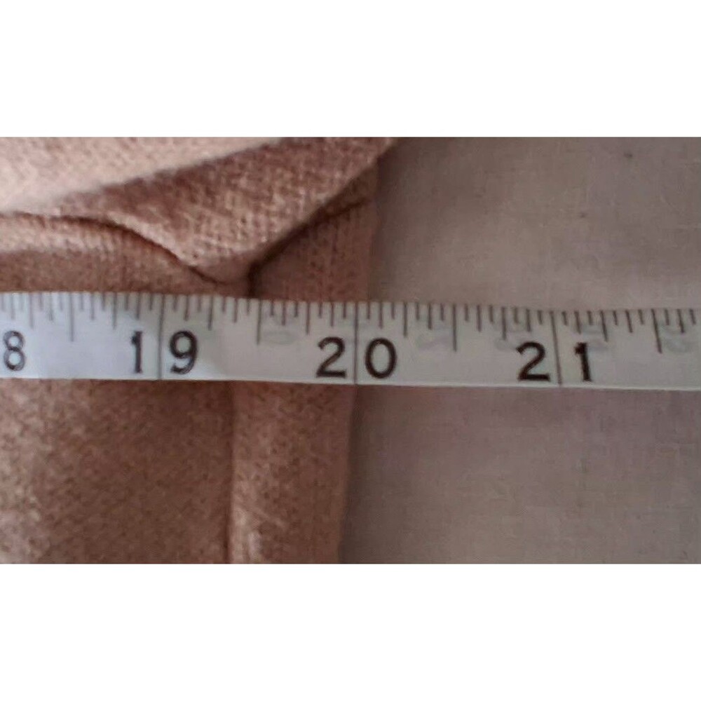 Zesica Long Cardigan Sweater Jacket M Camel Beige Stitch Trim Lightweight Travel - Picture 9 of 12
